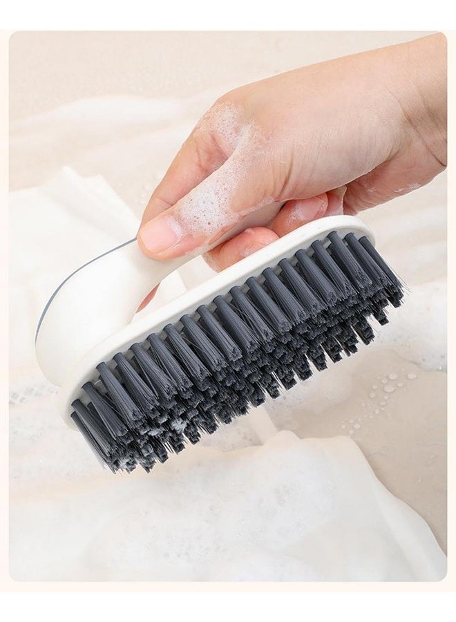 2 Pack Household Bristle Cleaning Brush, Stain Removal Carpet Brush, Shoe Brush Supplies Set with Comfort Grip for Cleaning Carpets, Sneakers, Clothes - Image 4